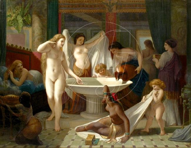 Henri-Pierre Picou Young women bathing oil painting image